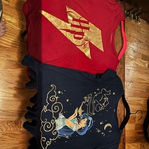 Girls shirts! Harry Potter, Jasmine and a flip sequin tshirt!